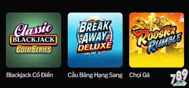 Tổng quan game slot Break away deluxe 789 club