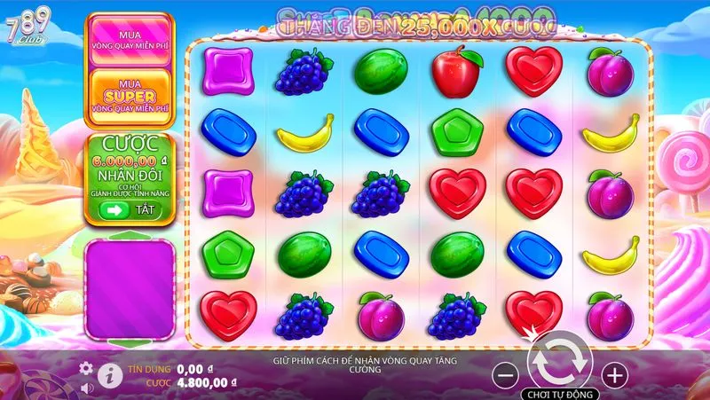 Từng bước chơi Sweet Bonanza 789 club